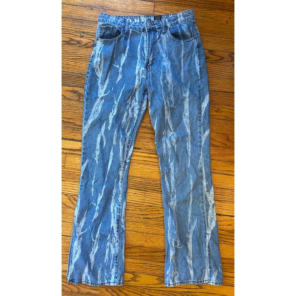 Women's S.O.N.G. Bootcut Fit High Rise Tie Dye Jeans Women’s 7R Soft Stretch